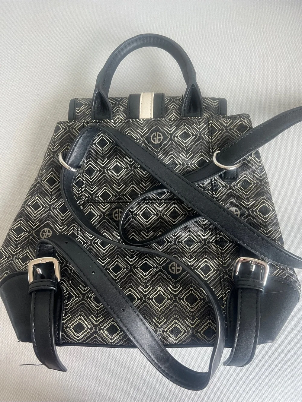 Giani Bernini Geometric Backpack Purse